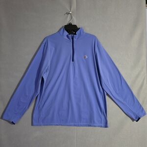Greyson Mens Embroidered Tate Mockneck 1/4 Zip Golf Pullover Size XXL